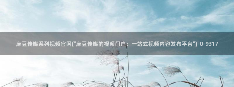 麻豆视频栏目文案